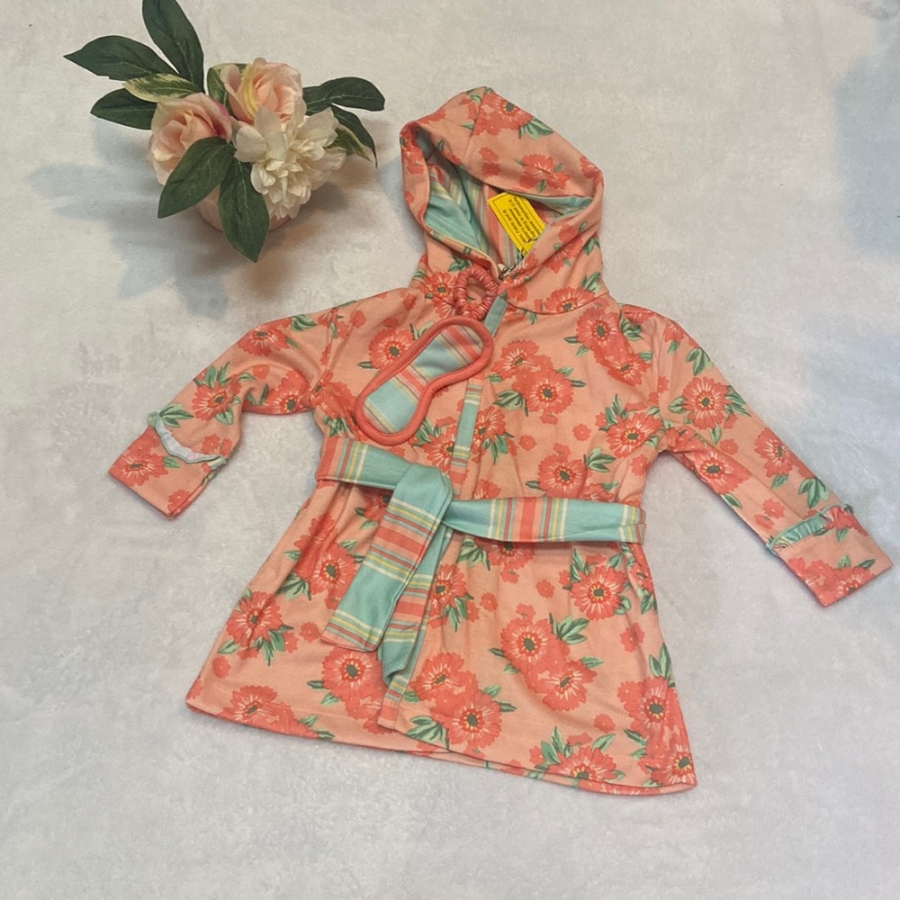 NWT Matilda Jane Robe With Matching Sleep Mask Girls Size XS(2)